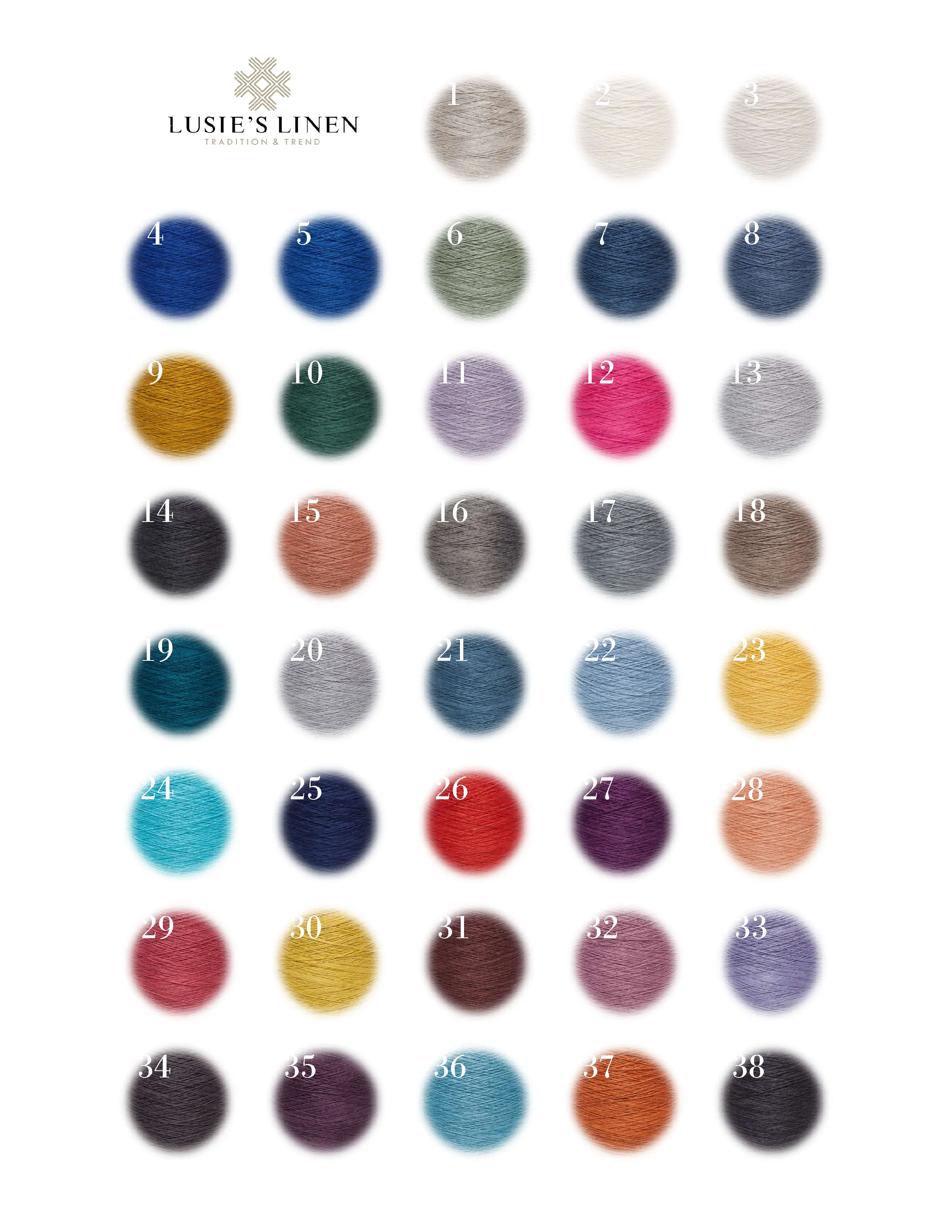 100% Linen Yarn - Dark Purple (Eggplant Color)