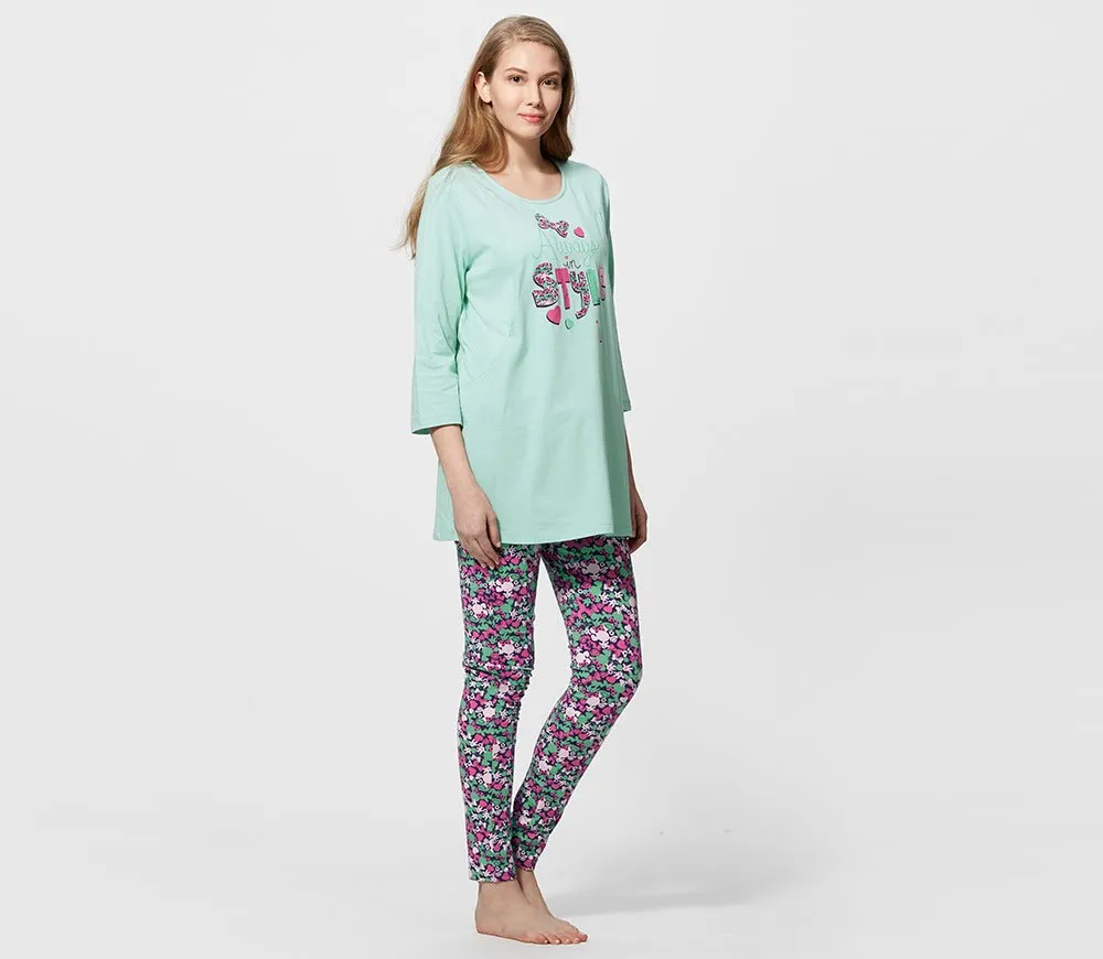 181801B1 Disney Minnie Maternity & Nursing Jammies