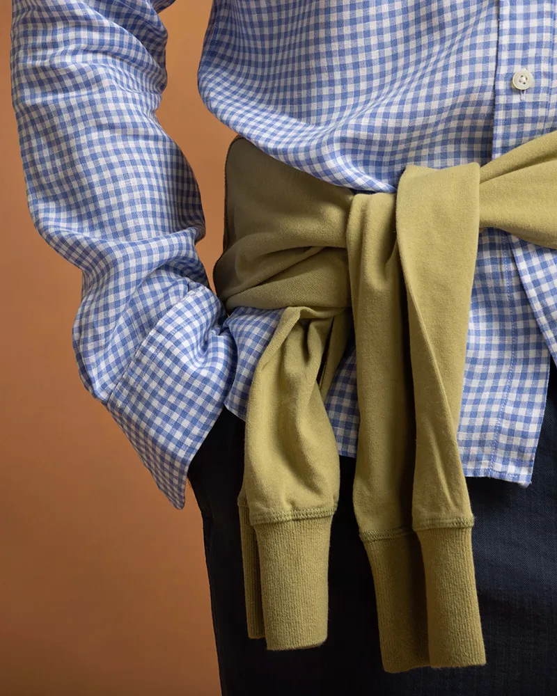 1883 Linen Gingham (Periwinkle)