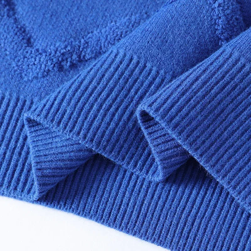 2024 New Autumn Winter High Quality Thick Warm Knitted Sweater Men Clothing Casual Mens Jumper Korean Harajuku Pullover Sweaters