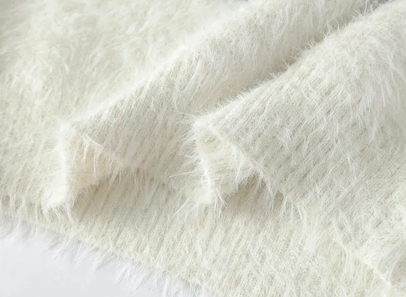 2024 New Autumn Winter Top Grade Mink Cashmere Christmas Sweater Men Fashion Printed Male Pullover Korean Harajuku Mens Jumpers