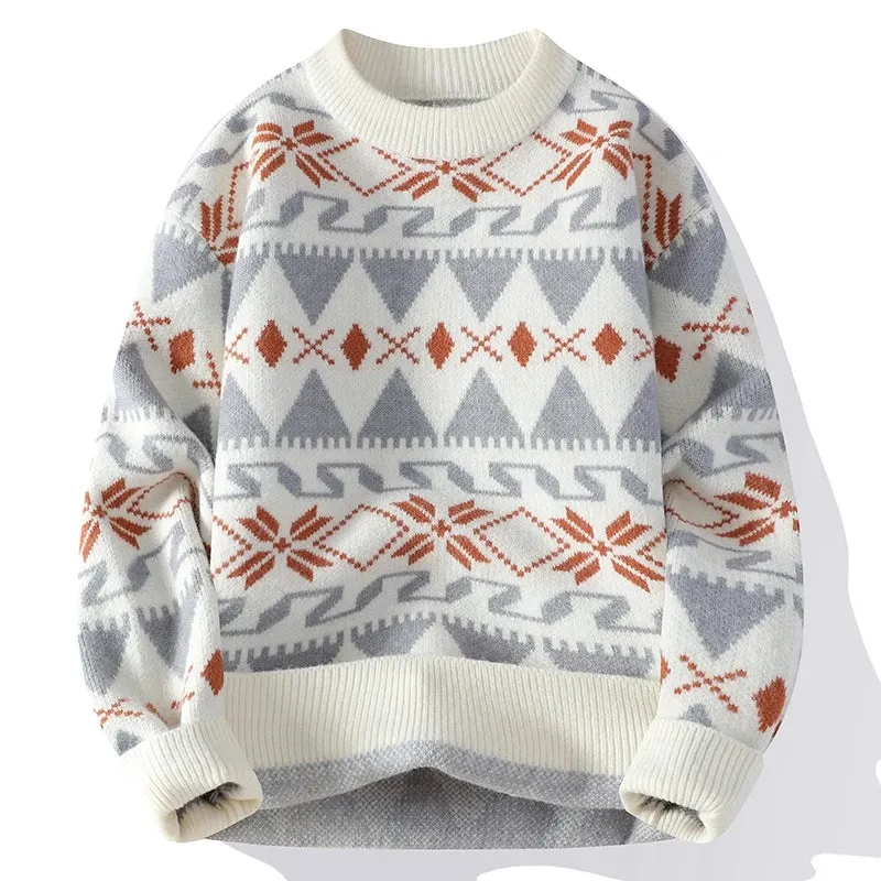 2024 New Fall Winter High End Luxury Cashmere Sweater Men Fashion Mens Christmas Jumper Handsome Pullover Soft Warm Pull Homme