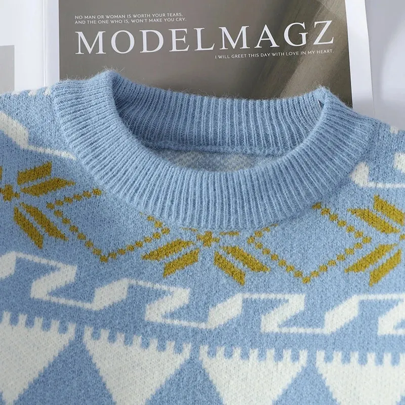 2024 New Fall Winter High End Luxury Cashmere Sweater Men Fashion Mens Christmas Jumper Handsome Pullover Soft Warm Pull Homme