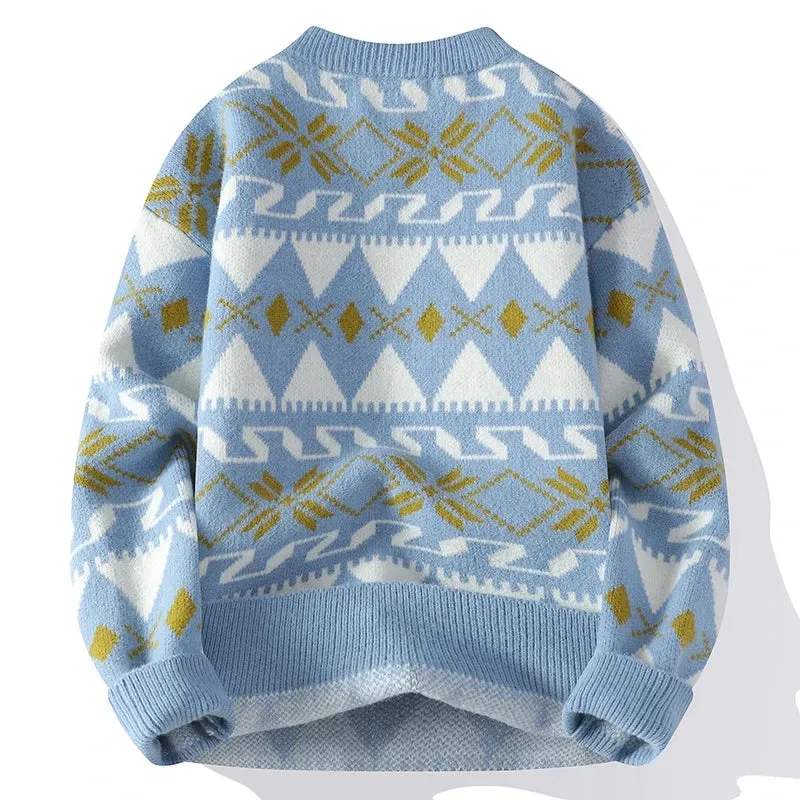 2024 New Fall Winter High End Luxury Cashmere Sweater Men Fashion Mens Christmas Jumper Handsome Pullover Soft Warm Pull Homme