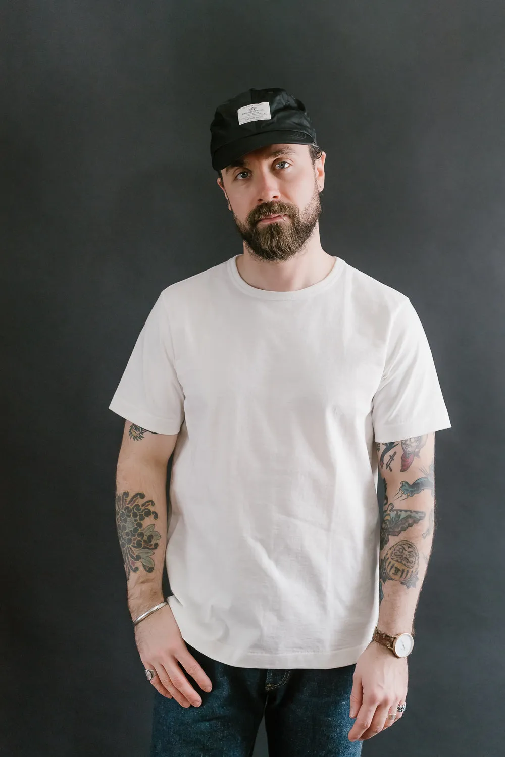 215.01 - 7.2oz Loopwheeled T-Shirt Classic Fit - White