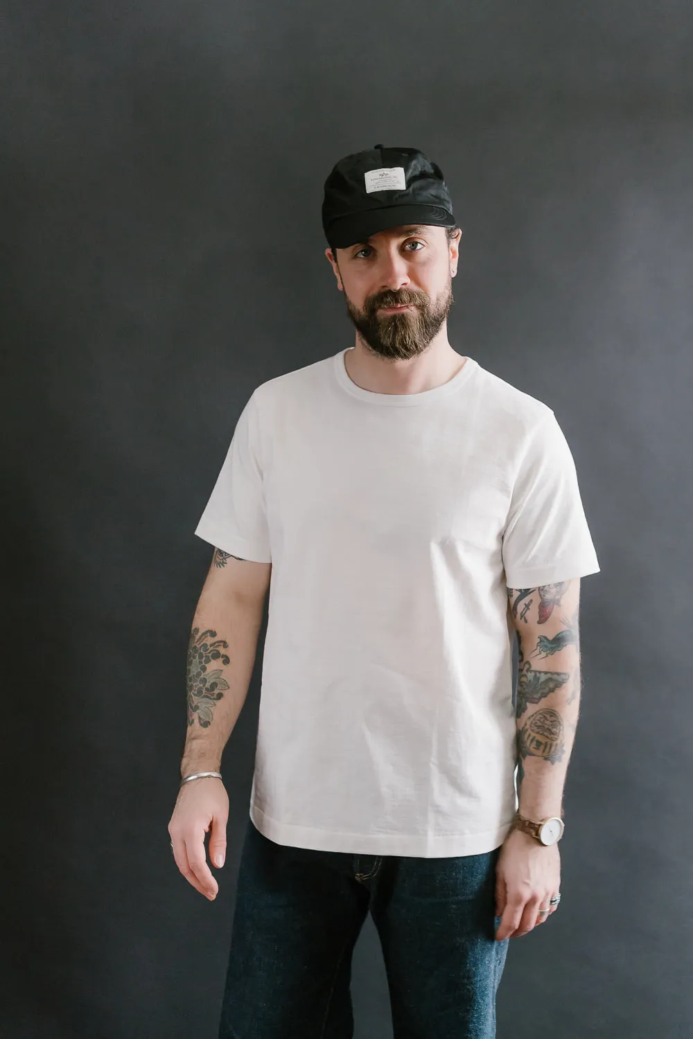 215.01 - 7.2oz Loopwheeled T-Shirt Classic Fit - White