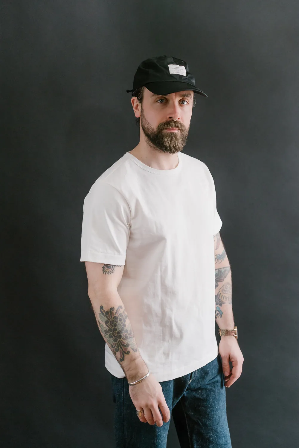215.01 - 7.2oz Loopwheeled T-Shirt Classic Fit - White