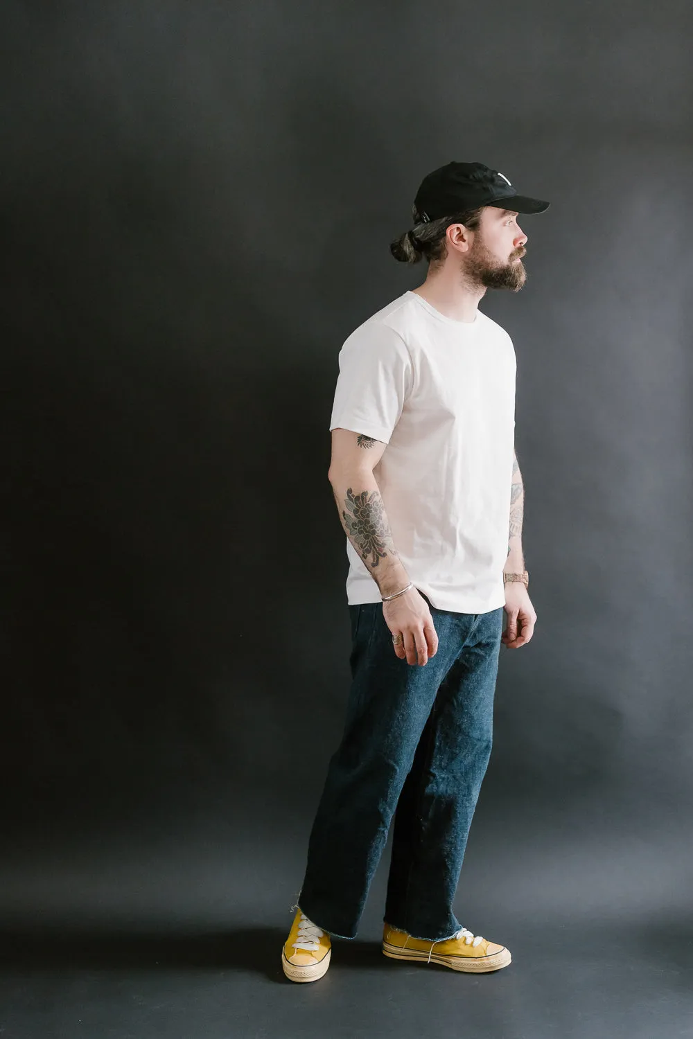 215.01 - 7.2oz Loopwheeled T-Shirt Classic Fit - White