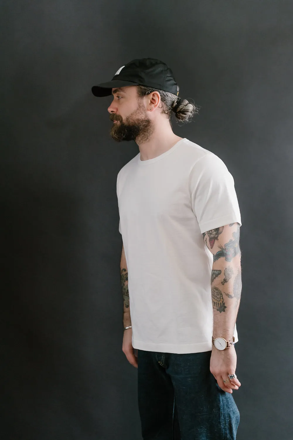 215.01 - 7.2oz Loopwheeled T-Shirt Classic Fit - White