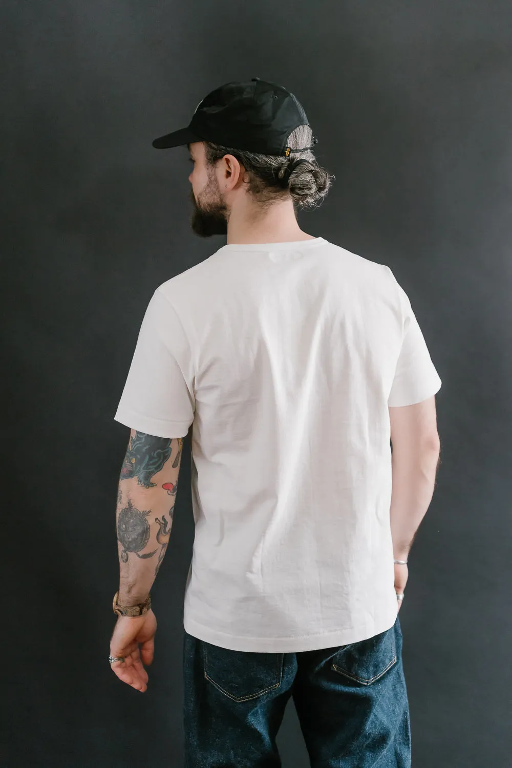 215.01 - 7.2oz Loopwheeled T-Shirt Classic Fit - White