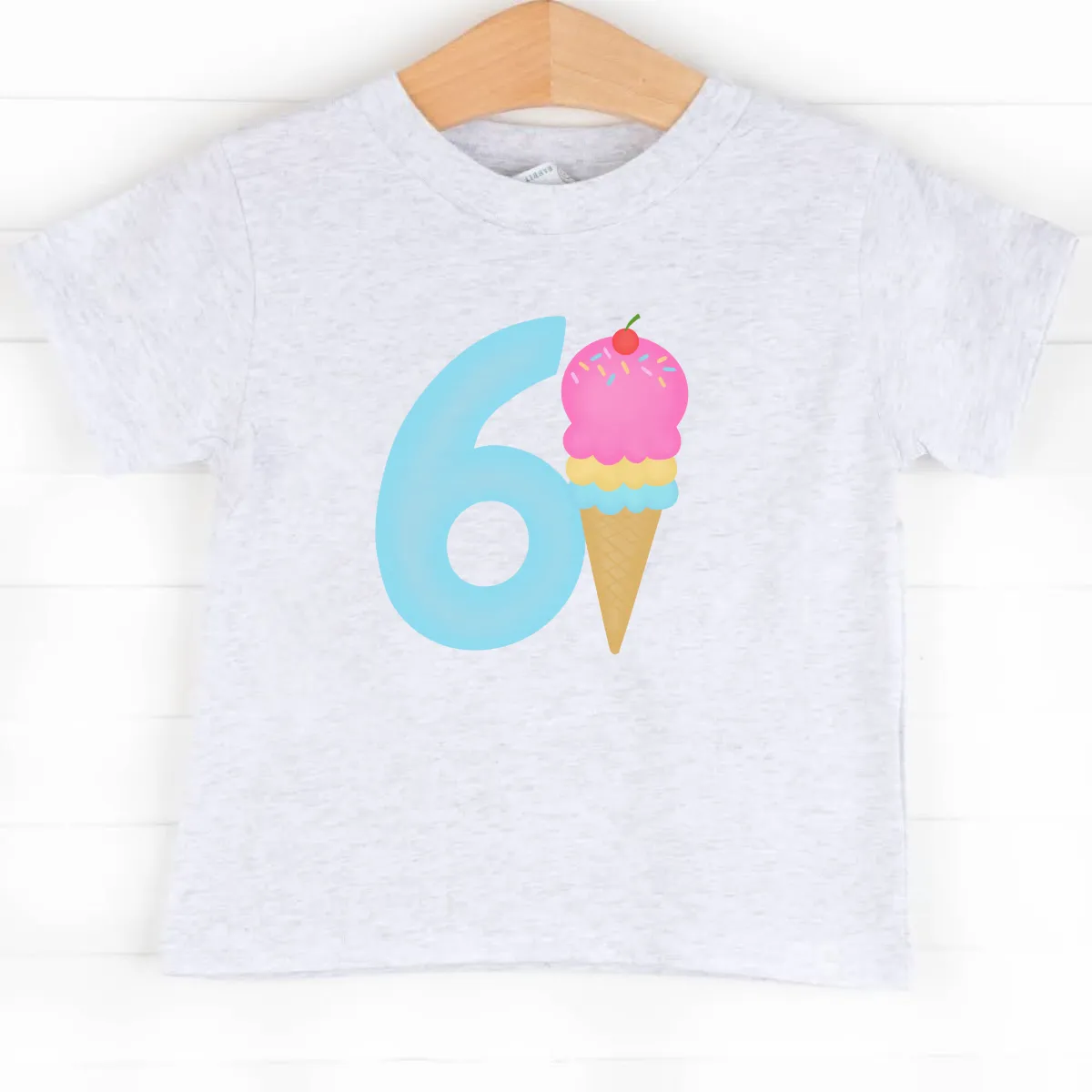 6th Birthday Treat, Girl Graphic Tee