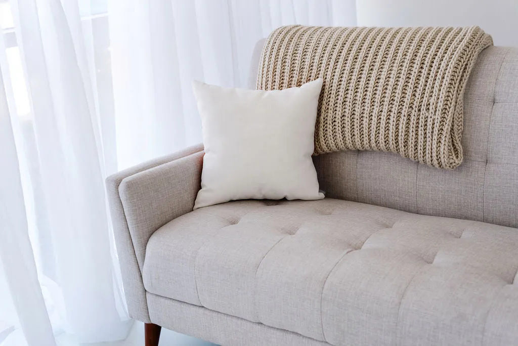 Agave Bloom Brown Linen Pillow, Eco Friendly, College Student Gift, Christmas Gift, Mother's Day Gift
