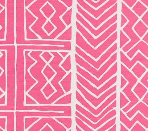 Alan Campbell Fabric: Aruba II Background - Custom Light Pink on Light Tint