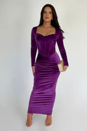 Amani Velvet Purple Set