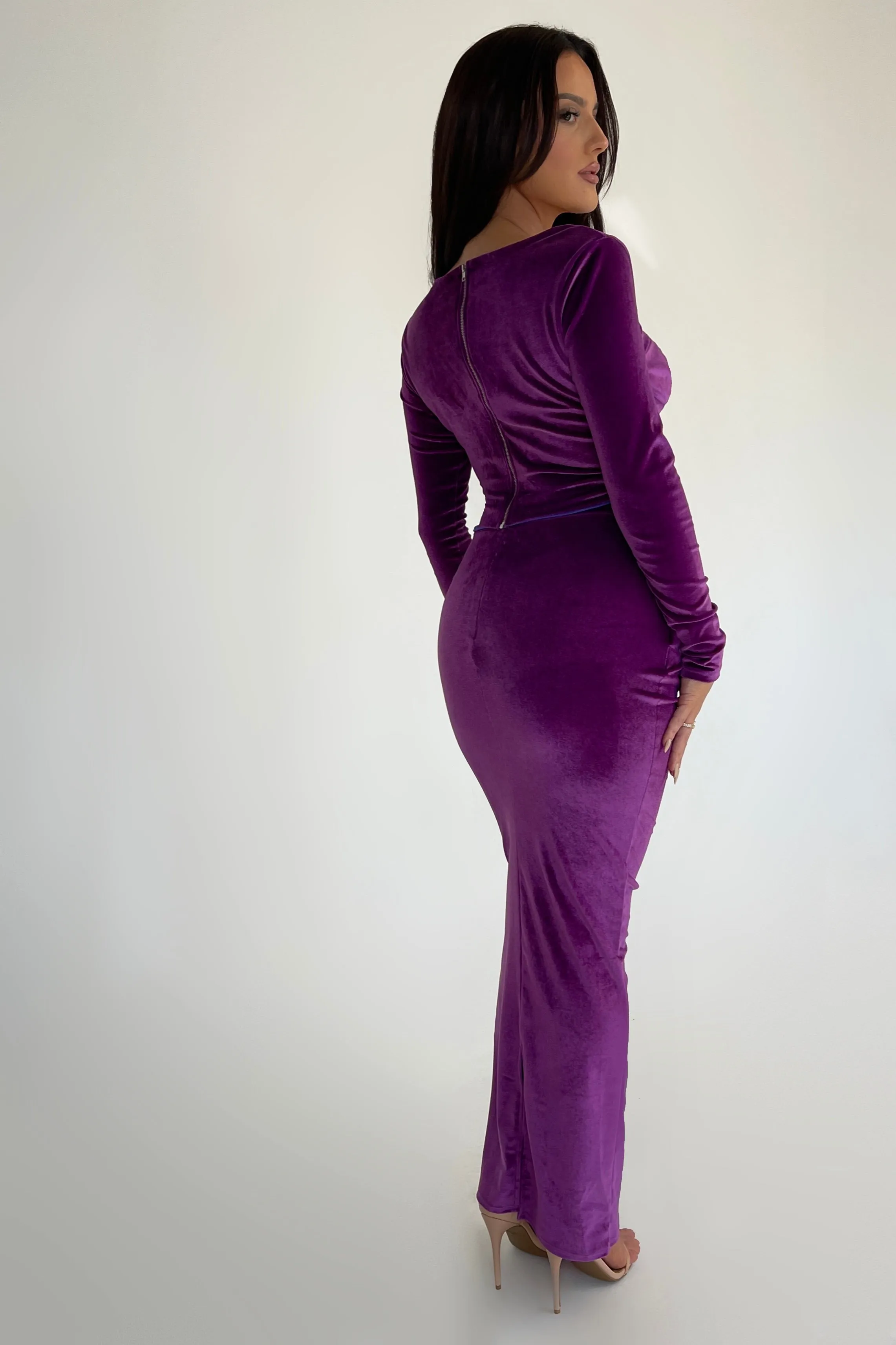 Amani Velvet Purple Set