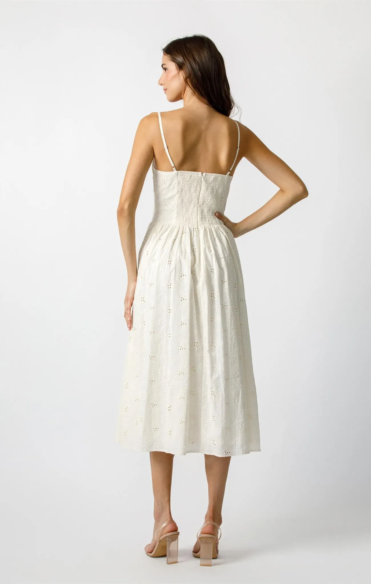 Andi Eyelet Midi Dress
