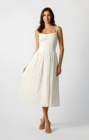 Andi Eyelet Midi Dress