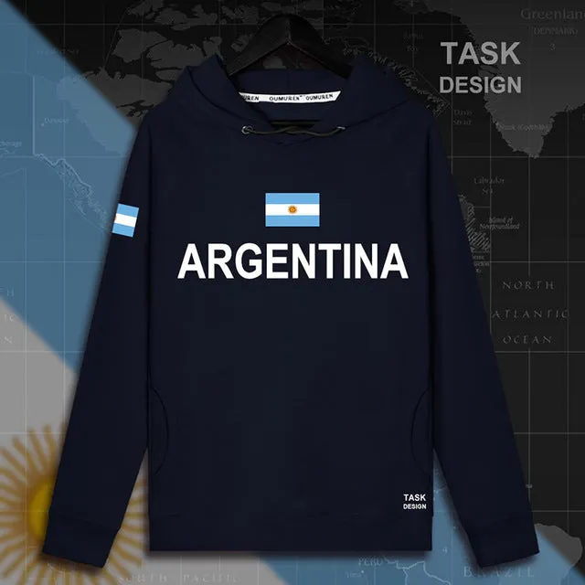 Argentina Argentine AR mens hoodie pullovers hoodies men sweatshirt thin new streetwear clothing jerseys tracksuit nation flag