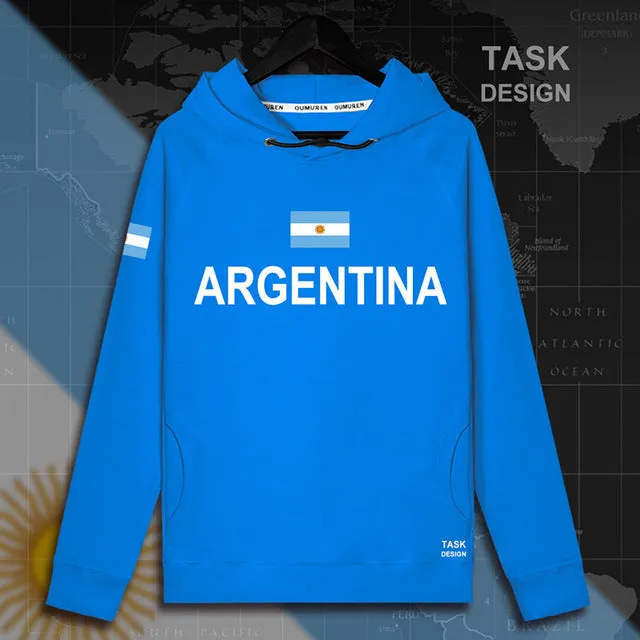 Argentina Argentine AR mens hoodie pullovers hoodies men sweatshirt thin new streetwear clothing jerseys tracksuit nation flag
