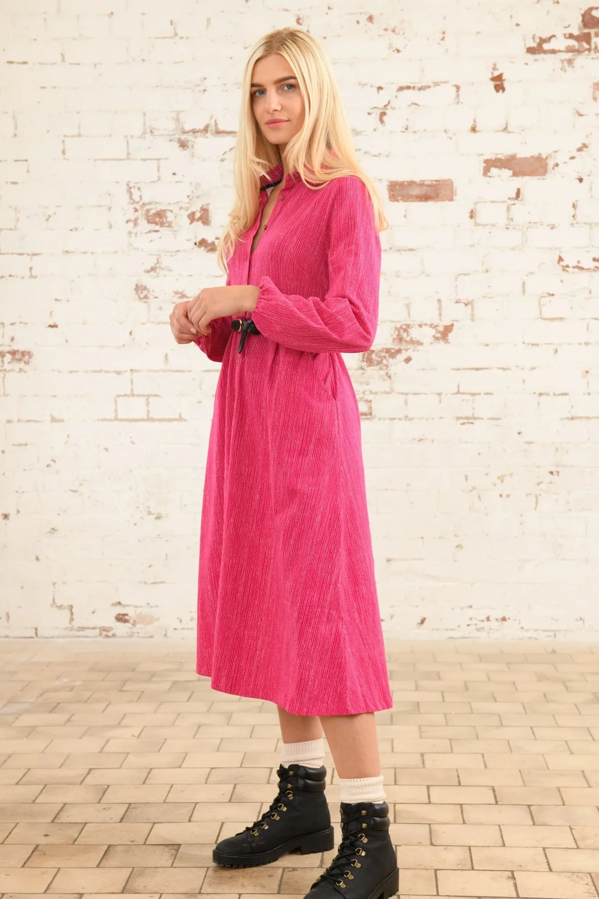 Ariella Dress - Raspberry Dash