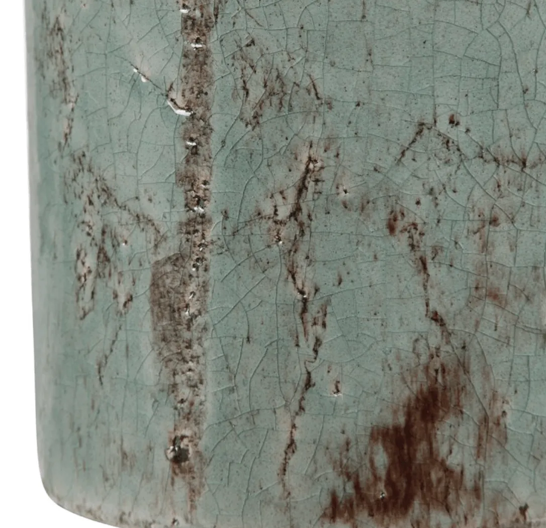 Arman Aqua Crackle Table Lamp