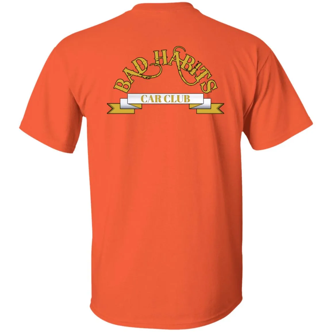 Bad Habits Car Club 2-sided print G500B Youth 5.3 oz 100% Cotton T-Shirt