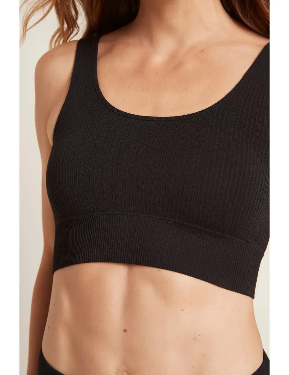 Bamboo Ribbed Seamless Bra by Boody