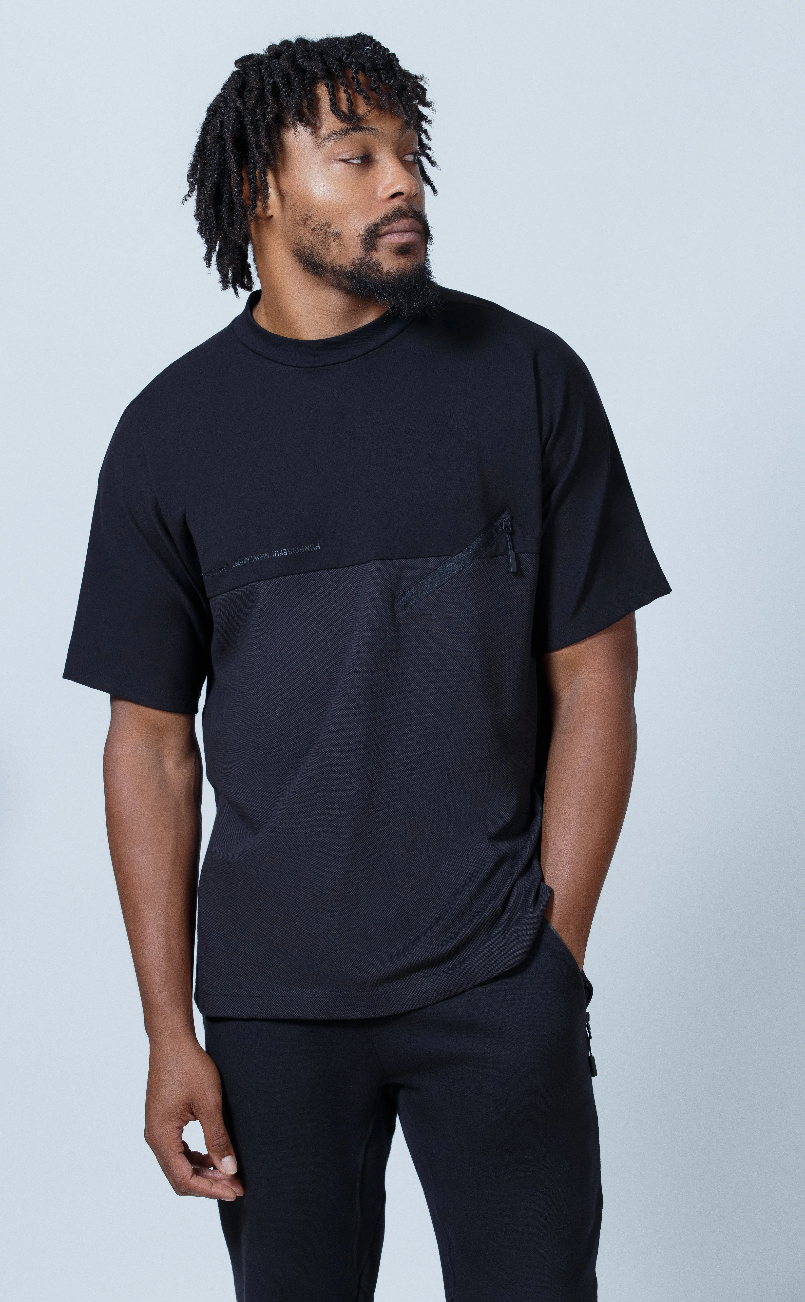 Bank Buck Mock Neck Shirt