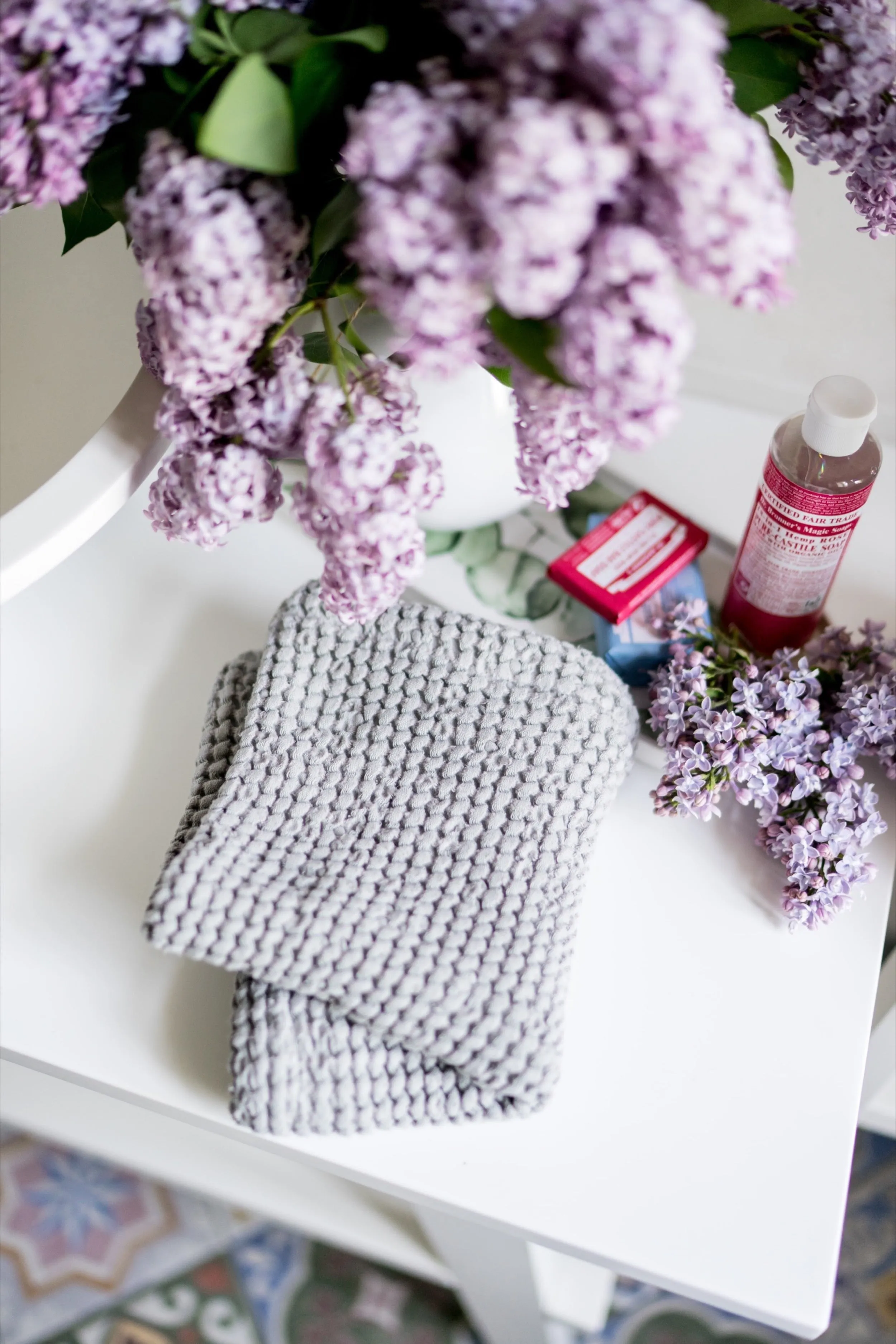 Bath Towels Set of 3 - Light gray