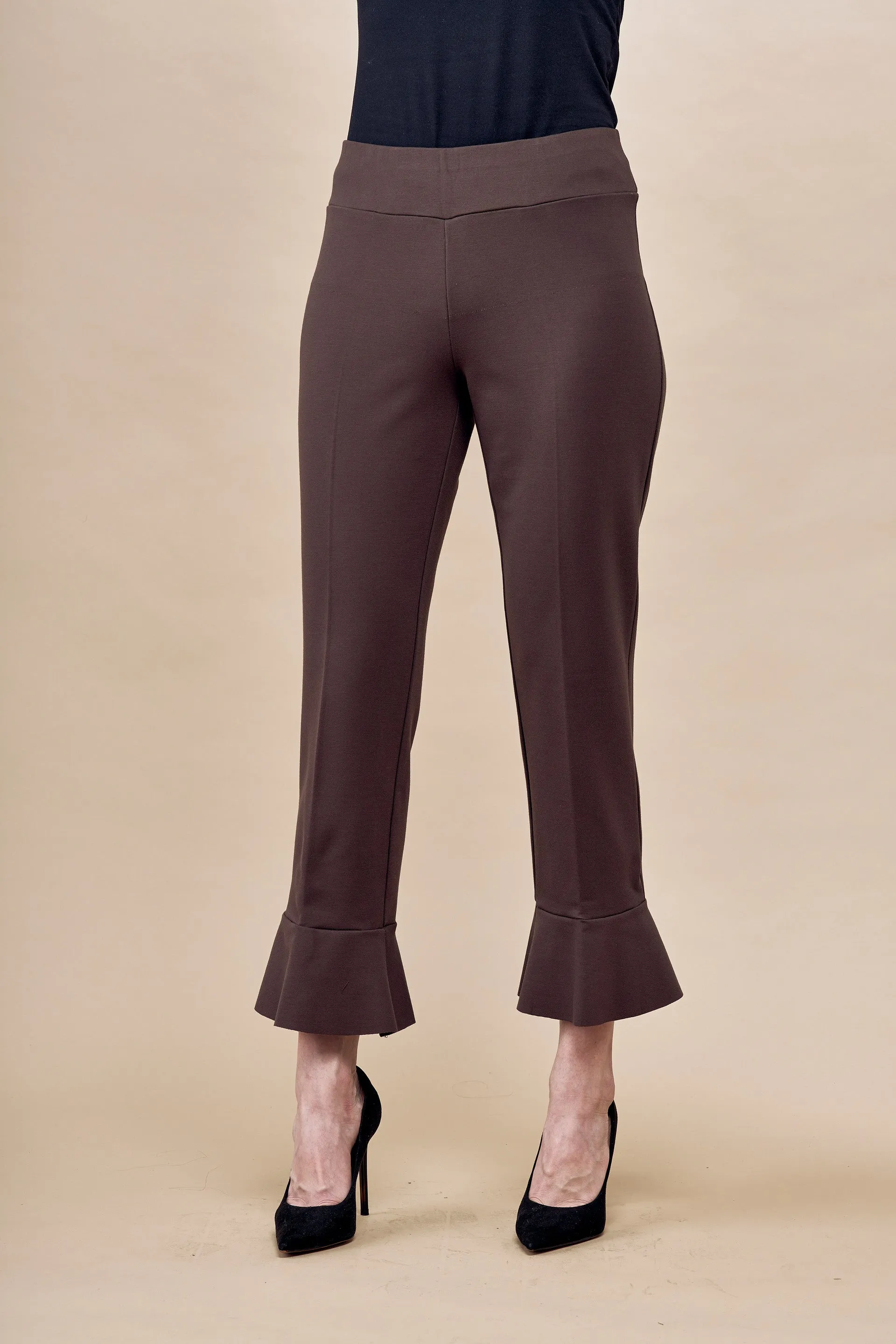 BCP1826 Solid Kick Flare Pants