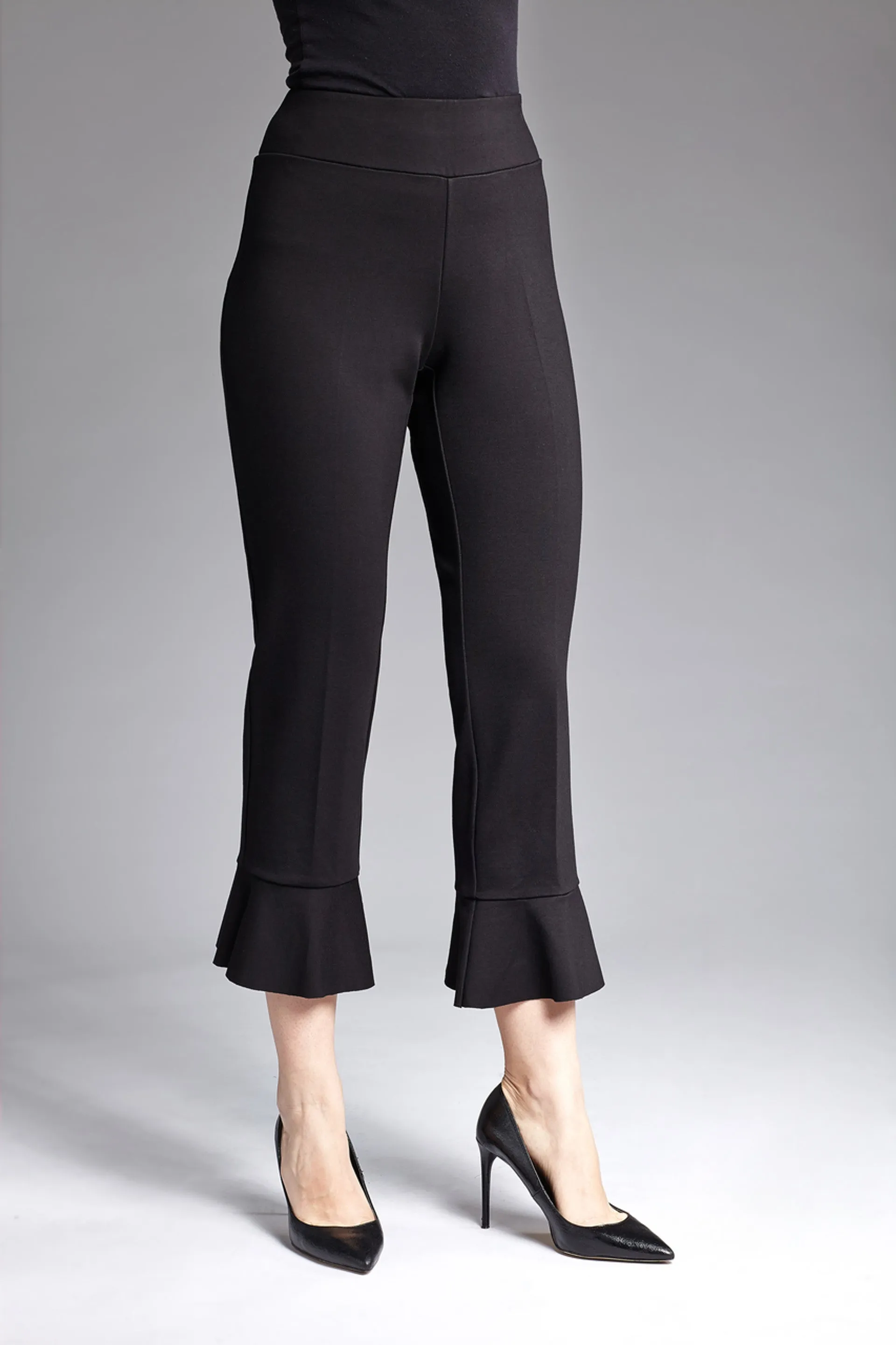 BCP1826 Solid Kick Flare Pants