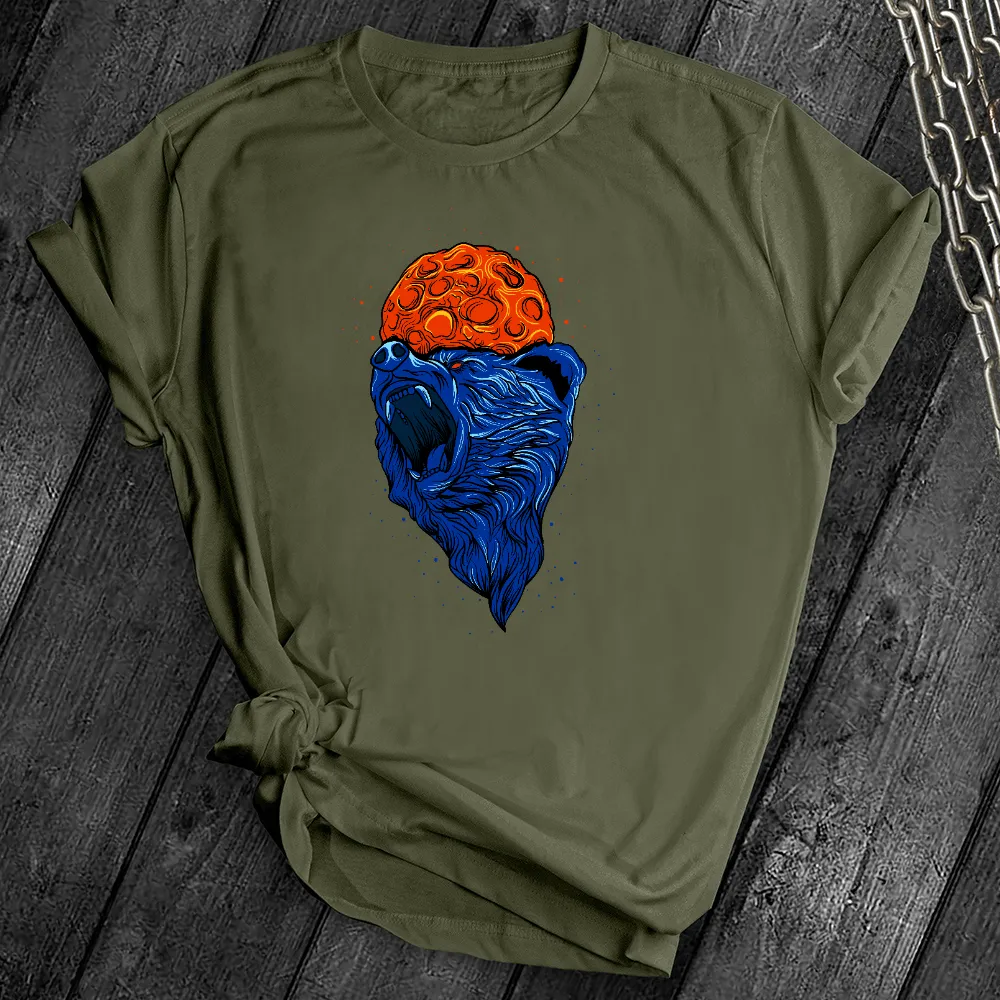 Bear Red Moon Tee