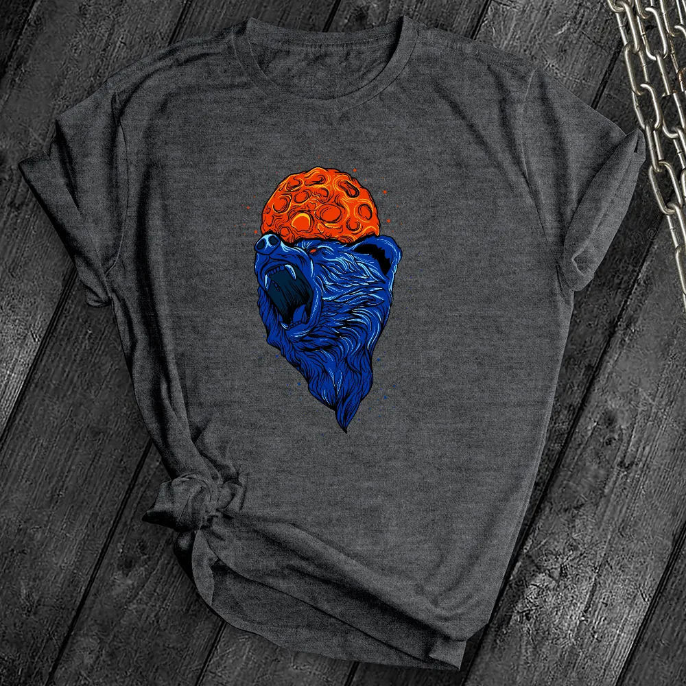 Bear Red Moon Tee