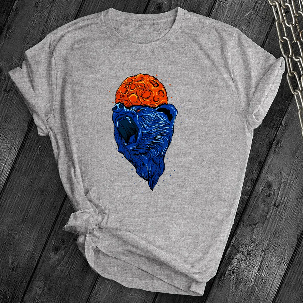 Bear Red Moon Tee