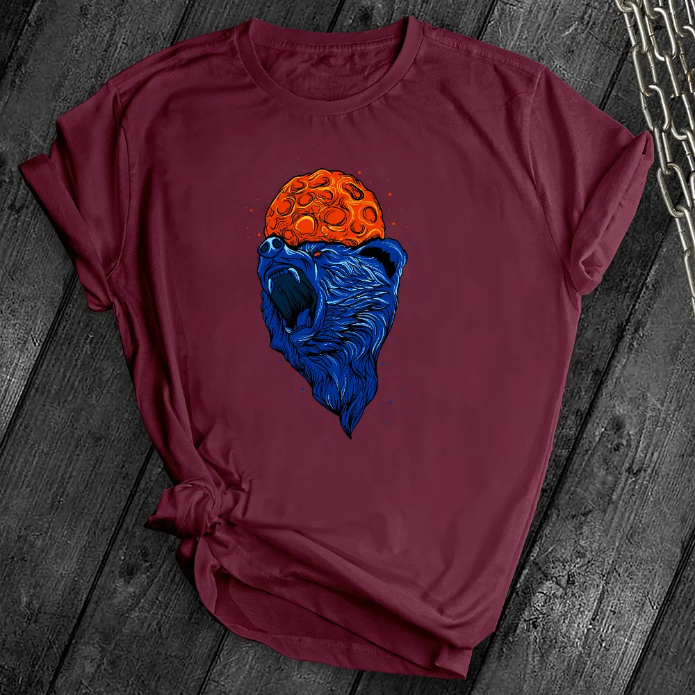 Bear Red Moon Tee
