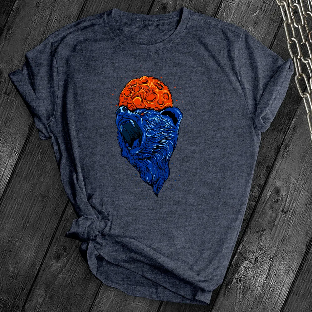 Bear Red Moon Tee