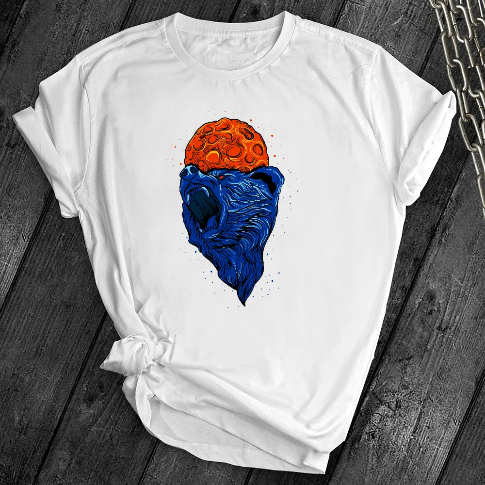 Bear Red Moon Tee