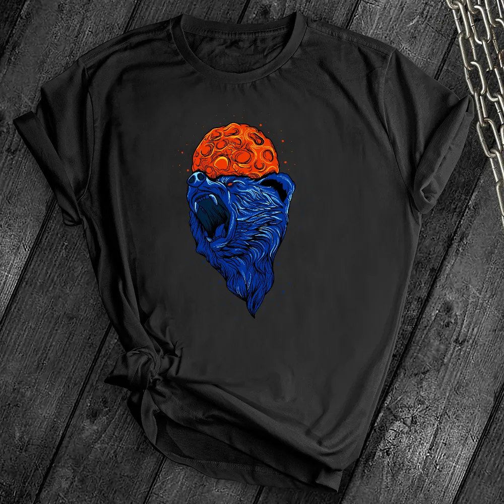 Bear Red Moon Tee