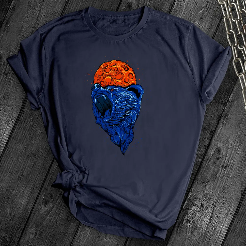 Bear Red Moon Tee