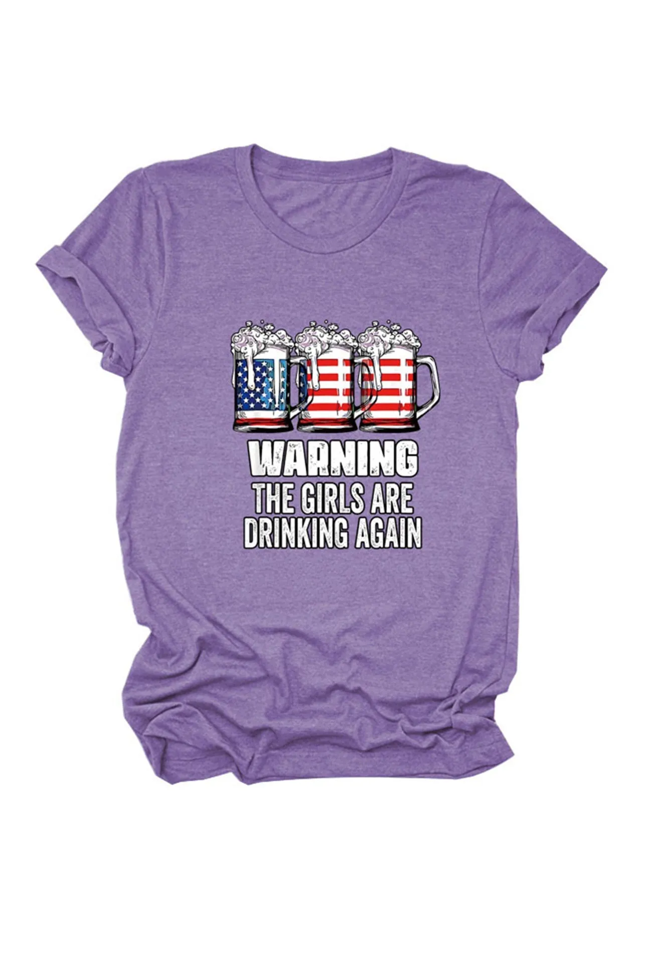 BerryBetty - Warning The Girls Are Printed  T-Shirt