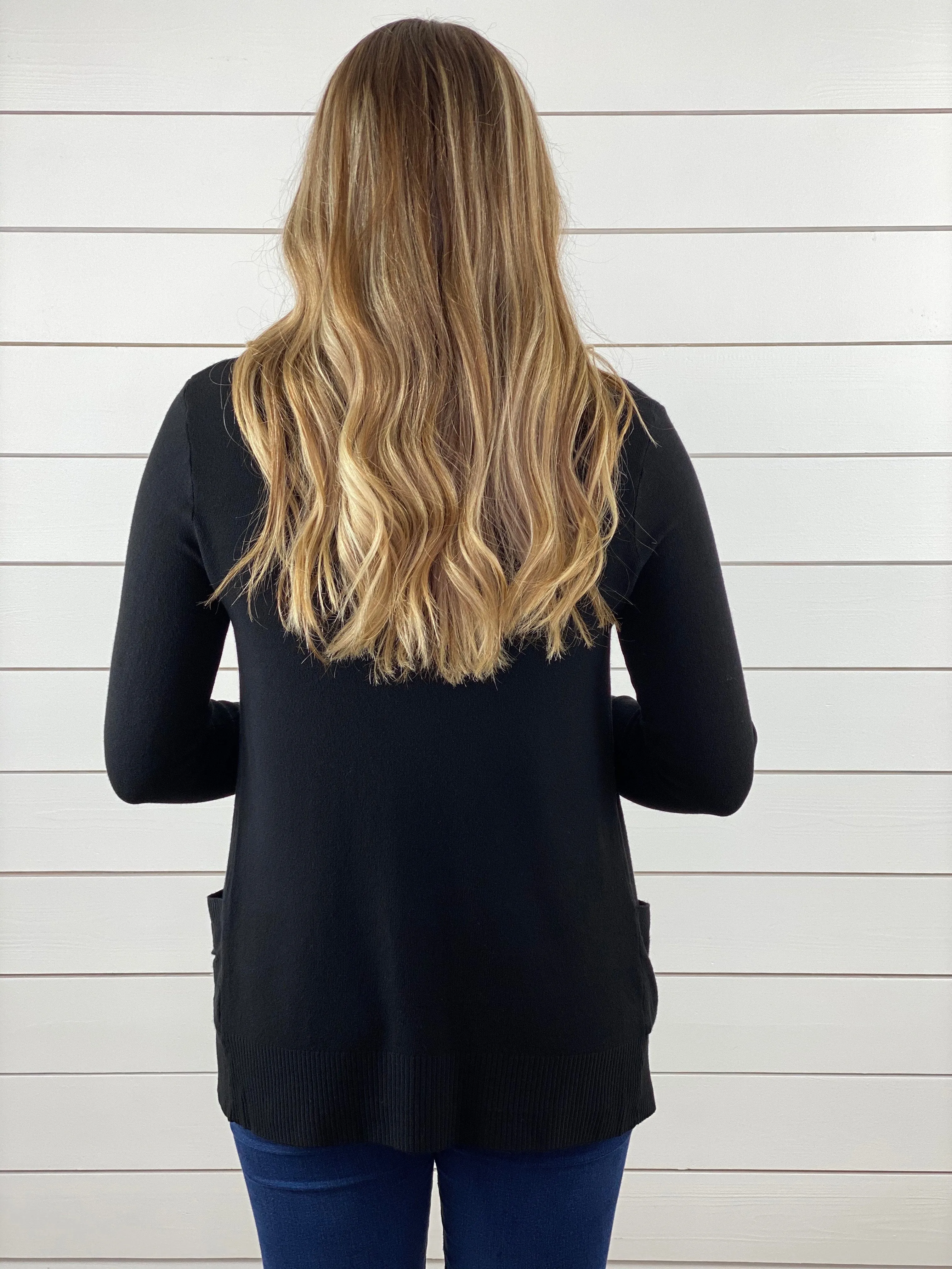 Black Boyfriend Cardigan - Restocked!!