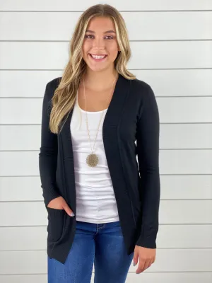Black Boyfriend Cardigan - Restocked!!