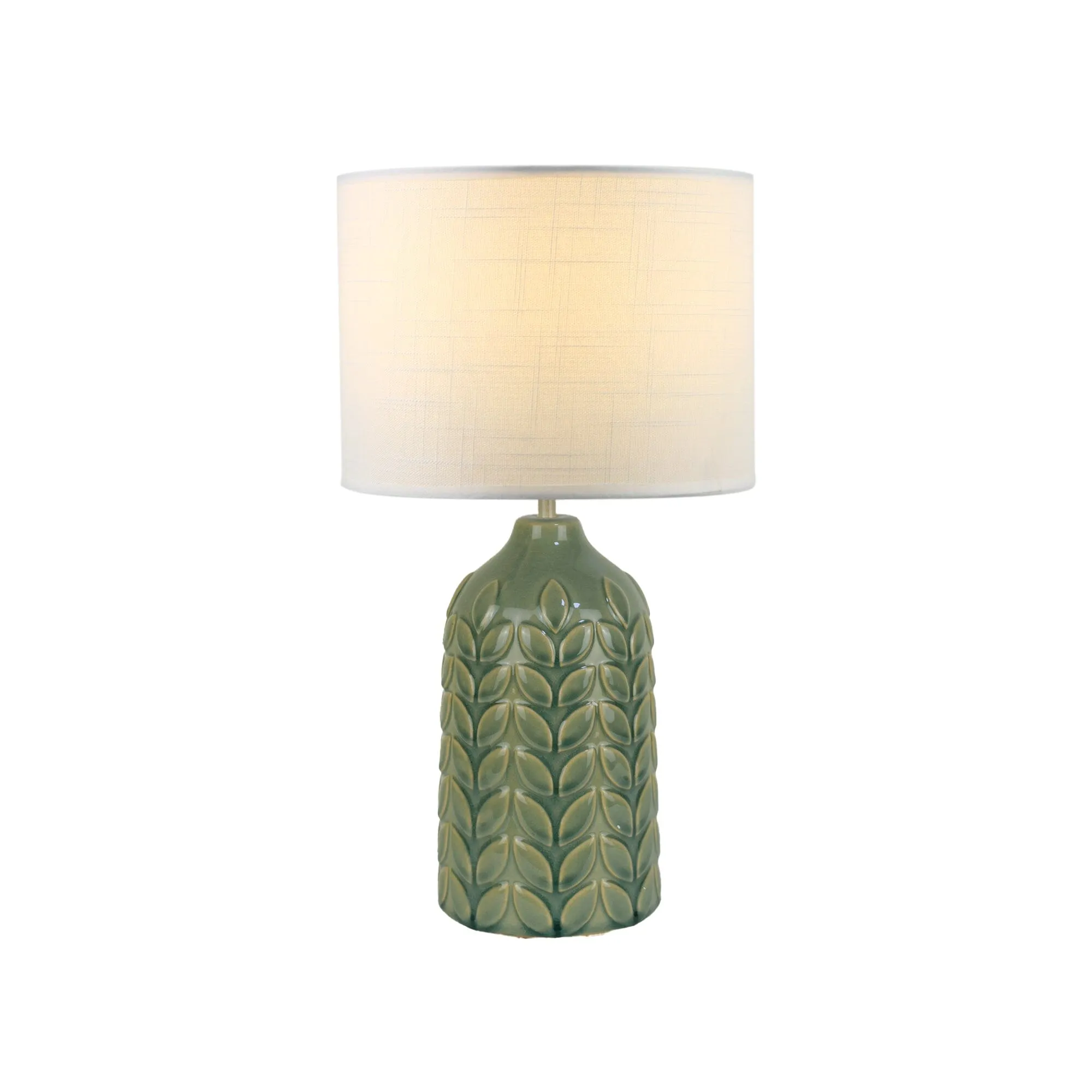 Bloom Ceramic Table Lamp - Green