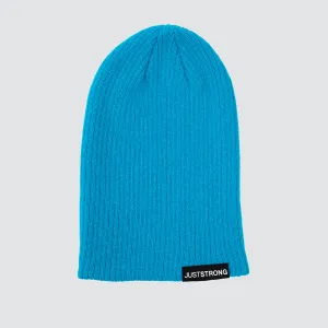 Blue Azure Slouch Beanie