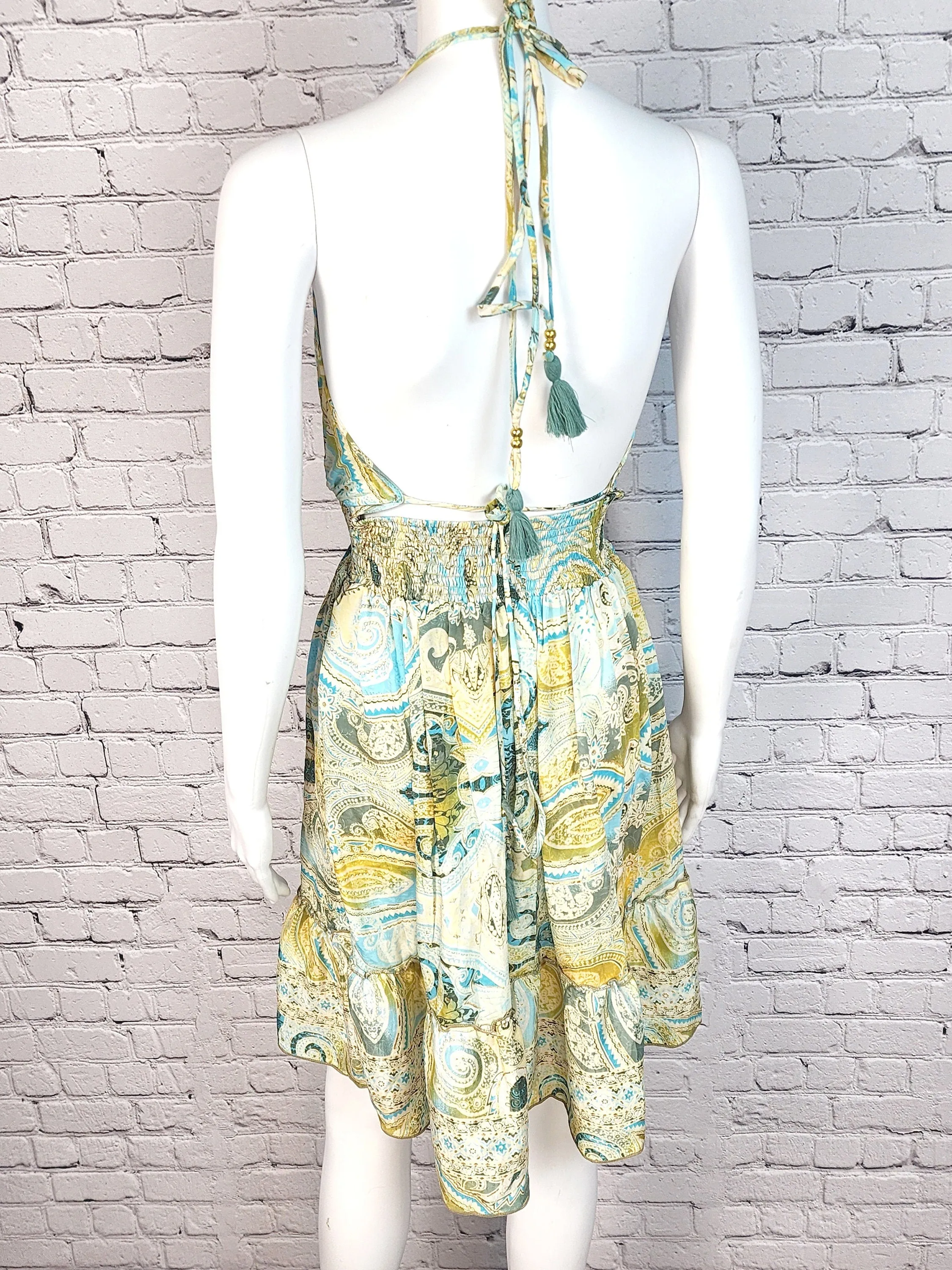 Boho Short dress, beach dress,