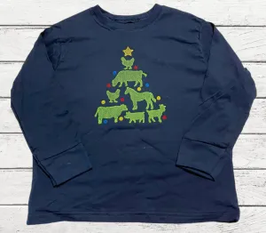 Boy’s Farm Animal Christmas Tree Tee