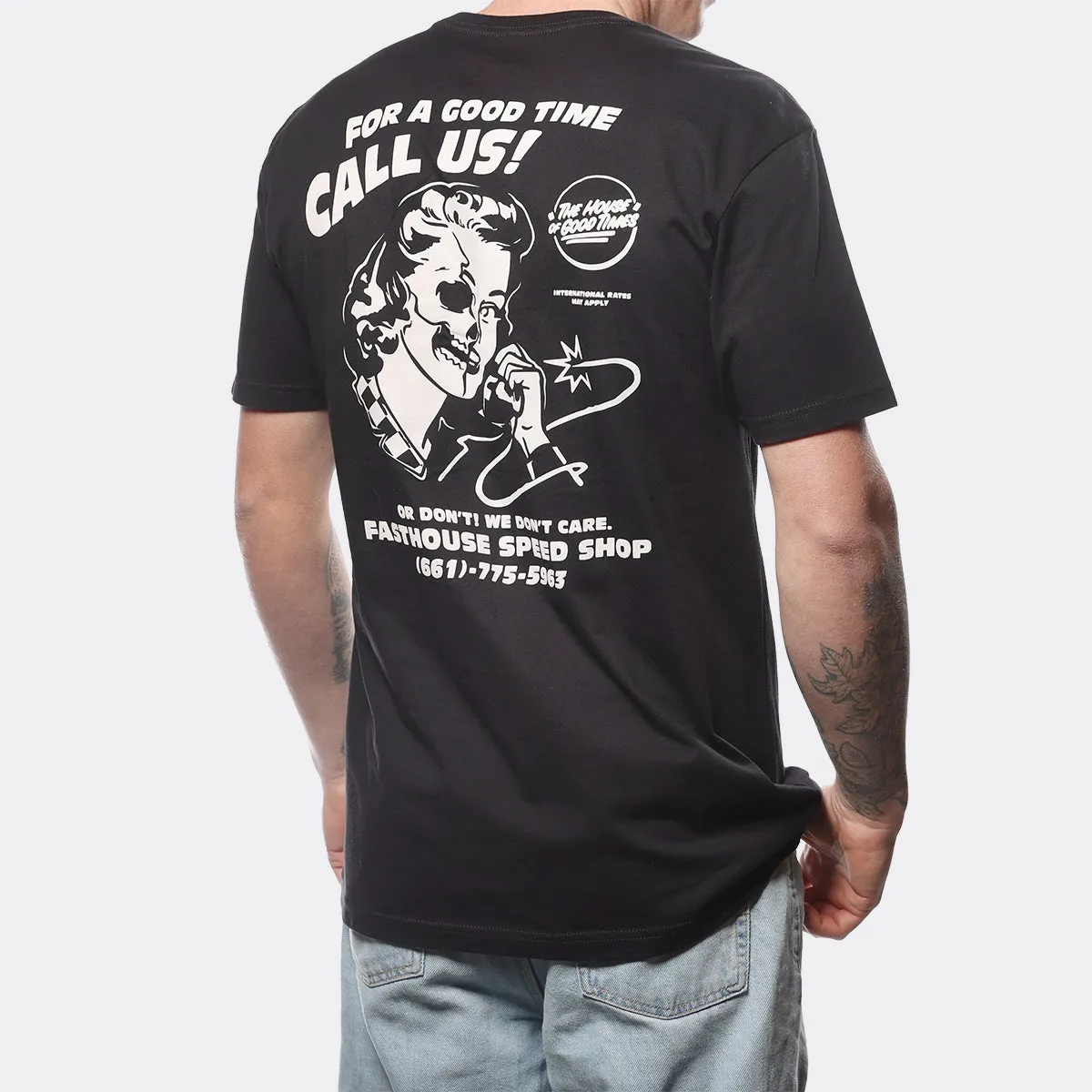 Call Us Tee - Black