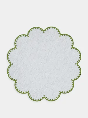 Cascais Light Blue Linen Placemat