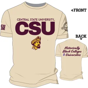 Central State | CSU  Chenille EMBROIDERY UNISEX TEES