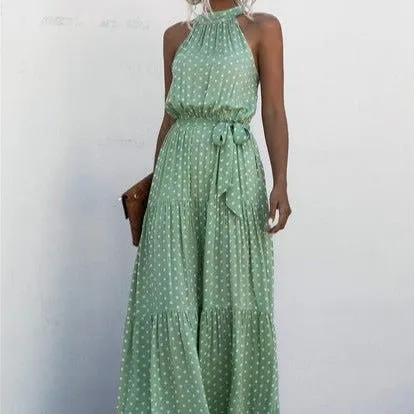 Chloe Elegant Maxi Summer Print Dress